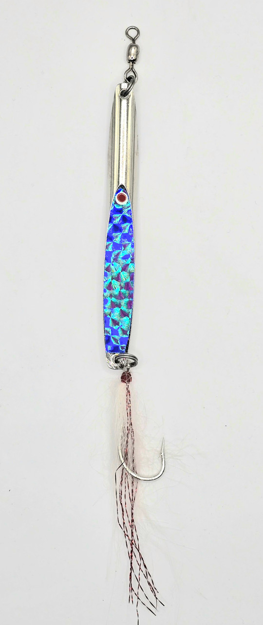 Deadly Dick Lure #2 Long Casting Blue 1 3/8oz Bucktail Siwash
