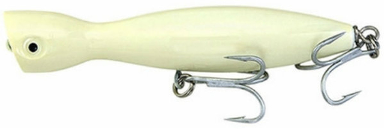 Super Strike Lures Little Neck Popper Bone Sink 6" 3 oz