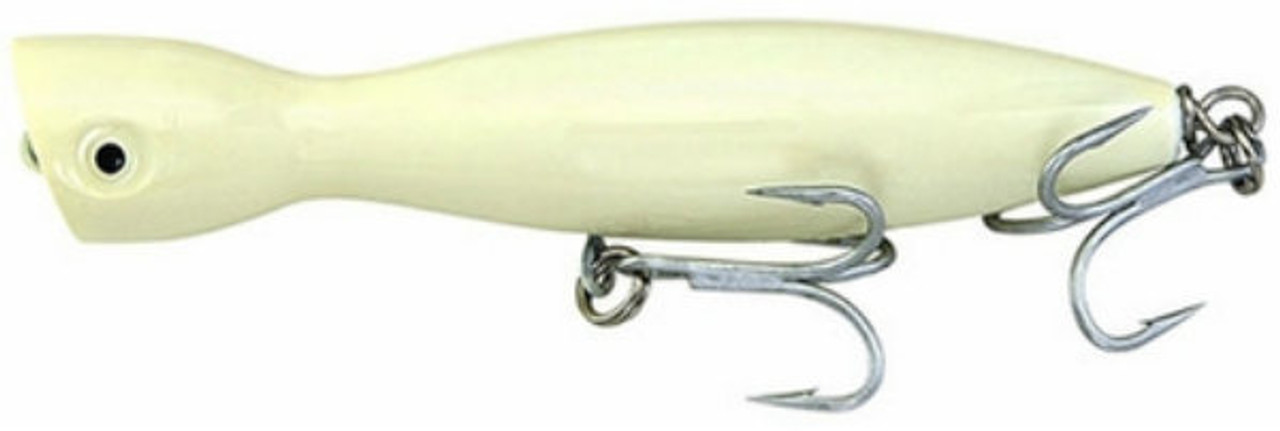 Super Strike Lures Little Neck Popper Bone Sink 5.25" 2 3/8oz