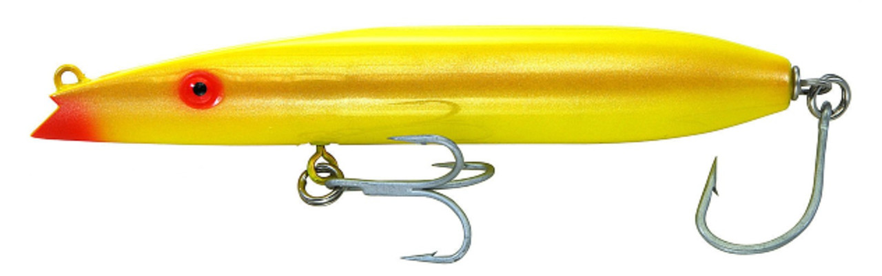 Super Strike Lures Zig Zag Darter All Yellow 6 5/8" 2 3/8 oz