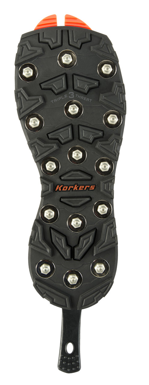Korkers Triple Threat Carbide Spike Sole Size 10 FA3045-10