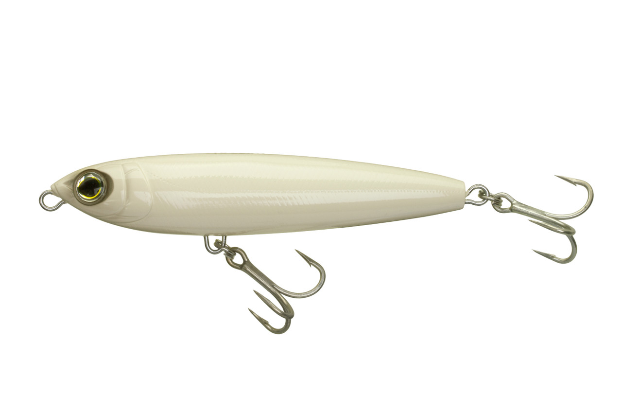 STUNNING LURE - ゆき スタニングルアー☆ホワイト　シャイニータンク　サイズS YoZuri Lures Hydro Pencil Bone White 5