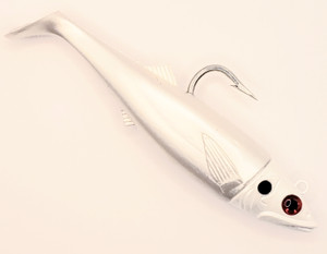 Canal Tackle® Canal Shad Fishing Lure Sinking Jig 5.5" 3.5oz Pearl White