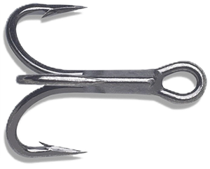 VMC 6X Fishfighter Treble Hook Perma Steel 2/0 (2 Hooks) 8527PS-2/0PP
