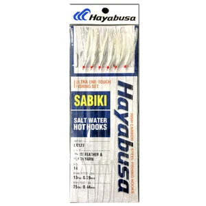 Hayabusa Sabiki EX123-16 (6 Hooks-30lb Main line-20lb Branch Line)