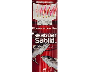 Hayabusa Sabiki EX140-10 (6 Hooks-30lb Main line-20lb Branch Line)