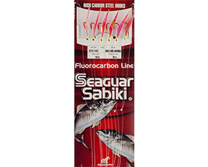 Hayabusa Sabiki EX140-12 (6 Hooks-30lb Main line-20lb Branch Line)