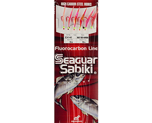 Hayabusa Sabiki EX140-14 (6 Hooks-30lb Main line-20lb Branch Line)
