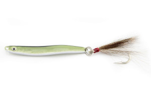 Run Off Lures Sandeel Jig 3oz Olive