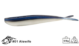 Lunker City Fin-S Fish Alewife 5.75" 8 Tails