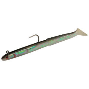 Tsunami Sand Eel WEIGHTED 8 Inch 1 7/8 Ounce (2 Lures) Black Back