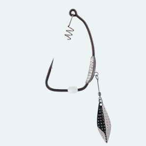 BKK TitanDiver Twistlock Worm Hooks 5/0 Silver Blade 3/16oz (2 Hooks)