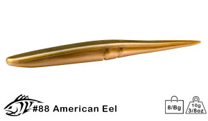 Lunker City Sluggo American Eel Sandeel 6" 8 Tails