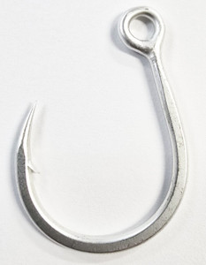 Tsunami SaltX Inline Single Hook 2/0 Silver (20 Hooks)