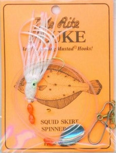 Tide Rite Fluke Flounder Hook Rig Setup R563 Squid Spinner White