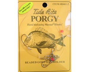 Tide Rite Porgy Scup Hi-lo Hook Rig Setup R461-1 (Size 1 Hook)
