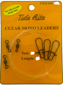 Tide Rite Monofilament Leaders 30lb 24 Inch (3 Pack)