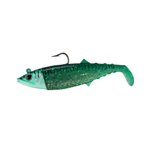 FishLab Mack Attack Soft Shad 5.5" 3.5oz New Green Mack (2024)