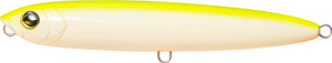 Yozuri Mag Pencil Floating 8 Inch 3 1/3 Ounce Bone Chartreuse