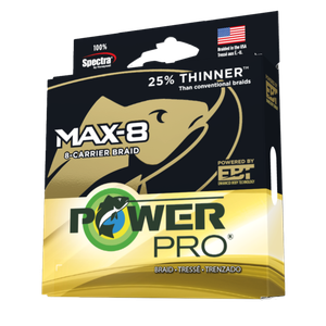 Power Pro Max 8 Braid 50lb White 300 Yards 33800500300W