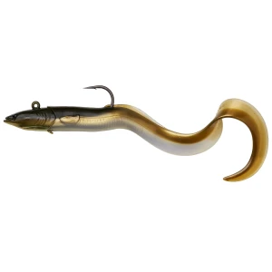 Savage Real Eel Jig 2 1/3oz Olive Brown Pearl Sandeel