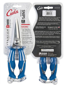 Cuda 8-Inch Titanium Bonded Heavy Duty Snips Shears