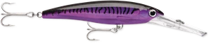 Rapala X-Rap Magnum 40 Deep Diving Trolling Lure | 7" 3.375 oz (XRMAG40) Black Purple Mackerel