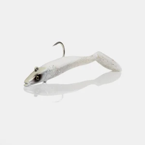 Savage Gear Sandeel 6" Soft Plastic Paddle Tail Jig Lure - 1.5oz (SEJ160) Real Pearl White