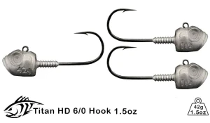 Lunker City Titan HD Jig Heads (6/0 Hook Size)