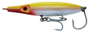Super Strike Lures Bullet Stubby Needlefish Yellow/White 5" 2.5 oz