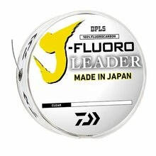 Daiwa J Fluorocarbon Leader Clear 25# 50 Yards