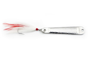 Hopkins NO EQL Stainless Steel Bucktail Single 4" 2oz
