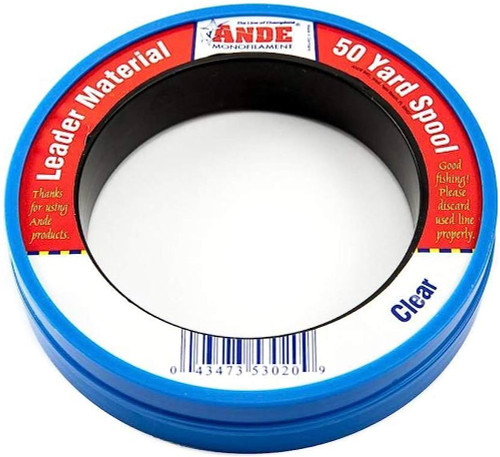 Ande Monofilament 50 Yard Spool Clear 80 Pound Test