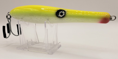 Koder Custom Long Cast Pencil 6 Inch 3.25oz Yellow White Belly
