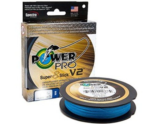 Power Pro Super Slick V2 Braided Line 20# Marine Blue 3000 Yards - Canal  Bait and Tackle