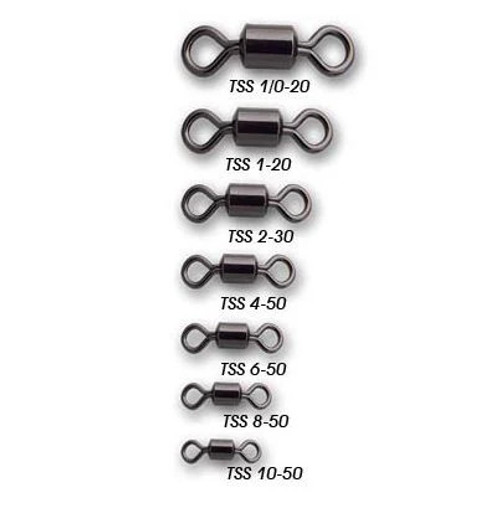 Tsunami Strong Swivels #6 65lb (50 Swivels)