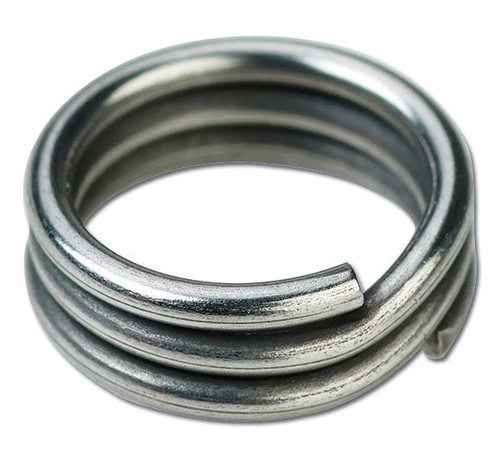 Wolverine Split rings Size 6 Stainless Steel 200LB Test (15 Pack)