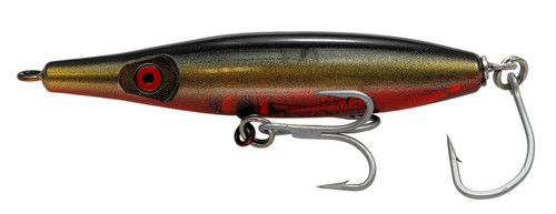 Super Strike Lures Bullet Stubby Needlefish Golden Massacre 5" 2.5 oz Super Strike Lures Bullet Stubby Needlefish Golden Massacre 5" 2.5 oz