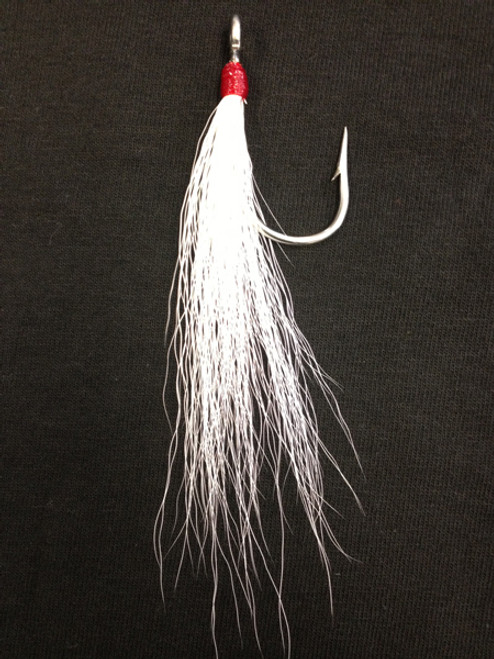 VMC Siwash White Bucktail Hook 2/0 (3 Inch Length) - Canal Bait and Tackle