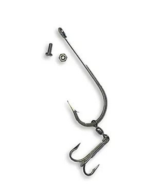 Reliable Bunker Spoon Hook Assembly with Hardware - Canal Bait and Tackle