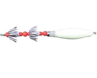 Ahi Squid Jig 6" 4oz Glow White SJ460