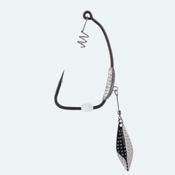 BKK TitanDiver Twistlock Worm Hooks 6/0 Silver Blade 1/4oz (2 Hooks)