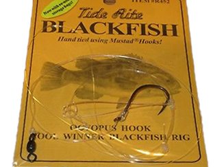 Tide Rite Blackfish Tautog Hook Rig Setup Pool Winner R452 (Size 3/0 Hook)
