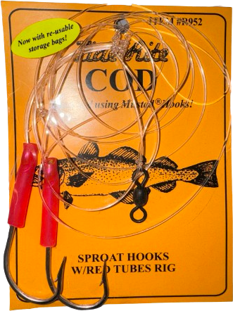 Tide Rite Codfish Hook Rig Setup R952 (Size 5/0 Hook)