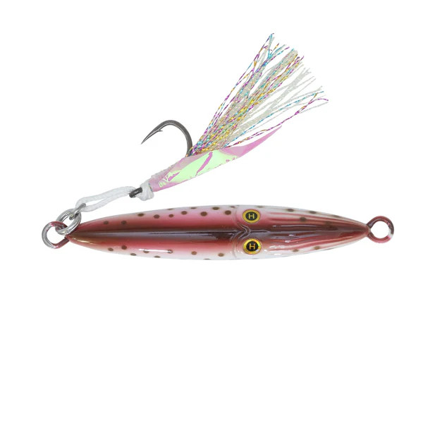 Hogy Lures Squinnow Jig 4.5 Inch 3.5 Ounce Pink Squid