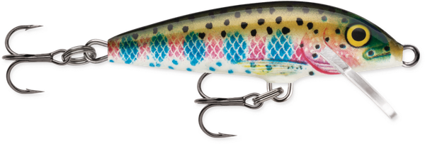Rapala Original Floating F05 Lure 2" 1/16oz Rainbow Trout