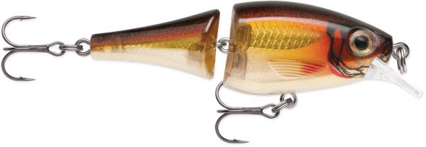 Rapala BX Jointed Shad Floating 2.5" 1/4oz Gold Shiner