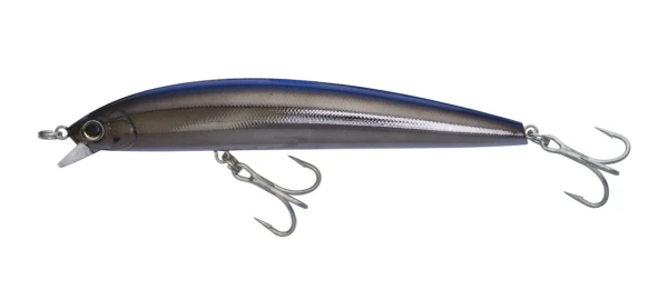 Yo-Zuri Hydro Minnow LC 6" 1.25 oz Floating Surf Lure (R1322) Ghost Black