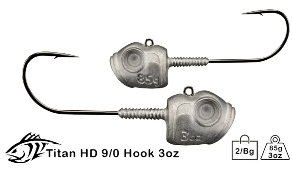 Lunker City Titan HD Jig Heads (9/0 Hook Size)