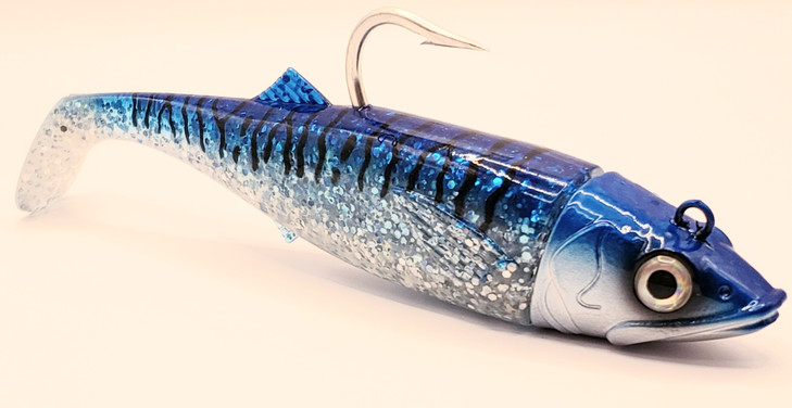 Canal Tackle® Canal Shad Fishing Lure Sinking Jig 6" 5.5oz Blue Mack